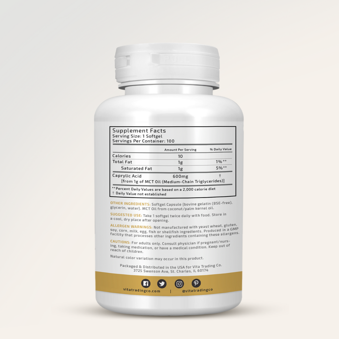 C8 Pure MCT Oil