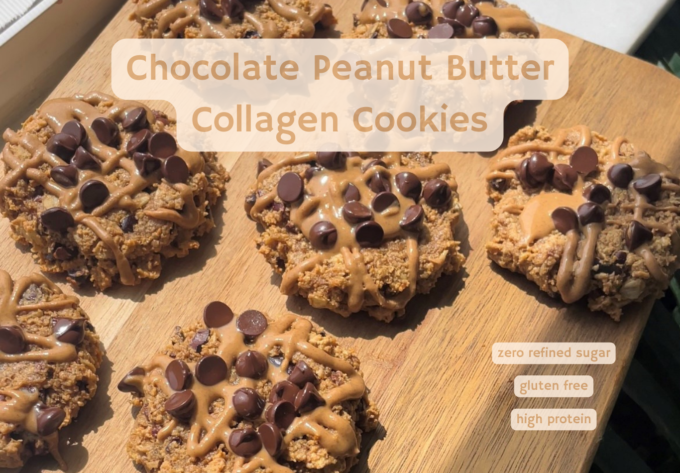 Chocolate Peanut Butter Collagen Cookie