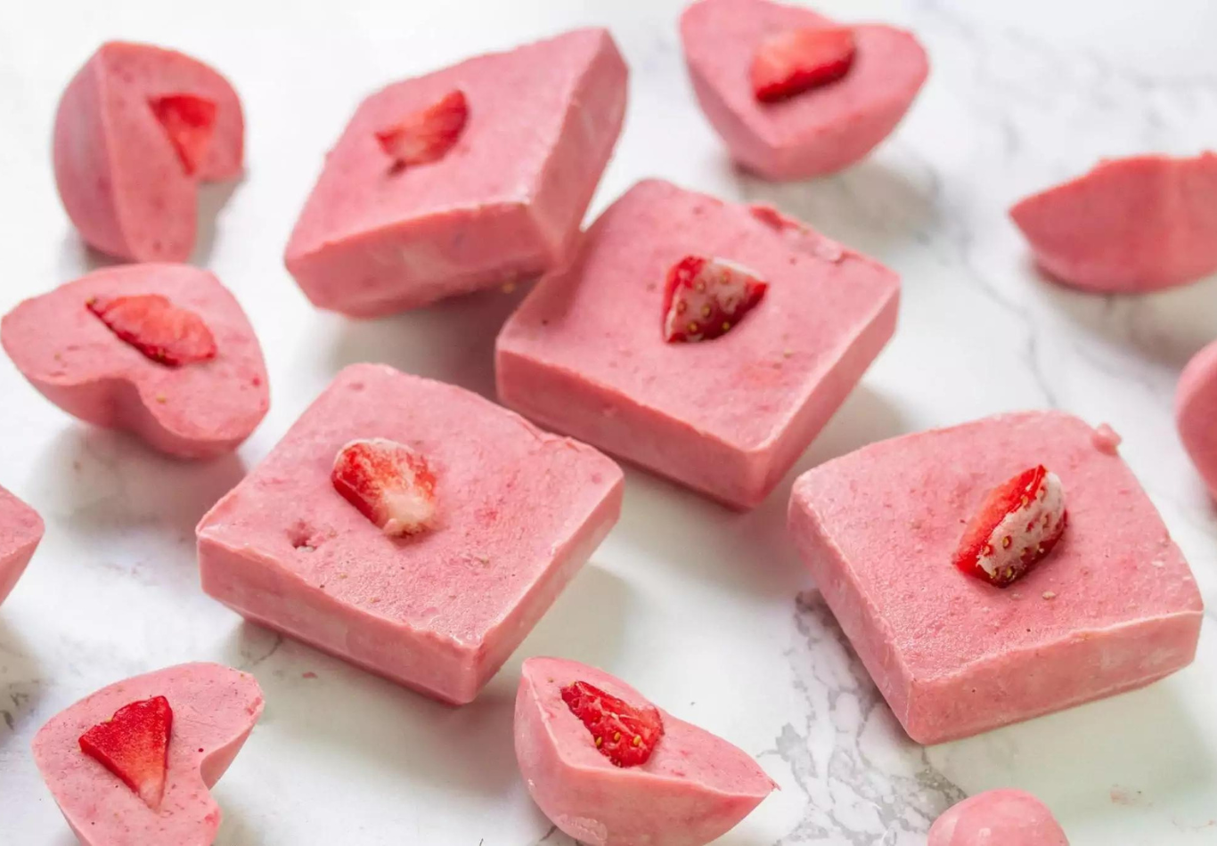 Frozen Strawberry Bars