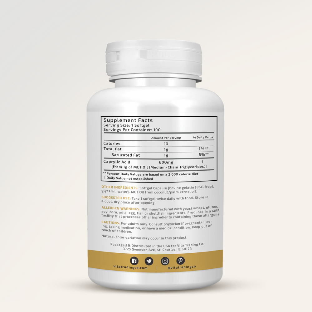 
                      
                        C8 MCT Oil Capsules
                      
                    