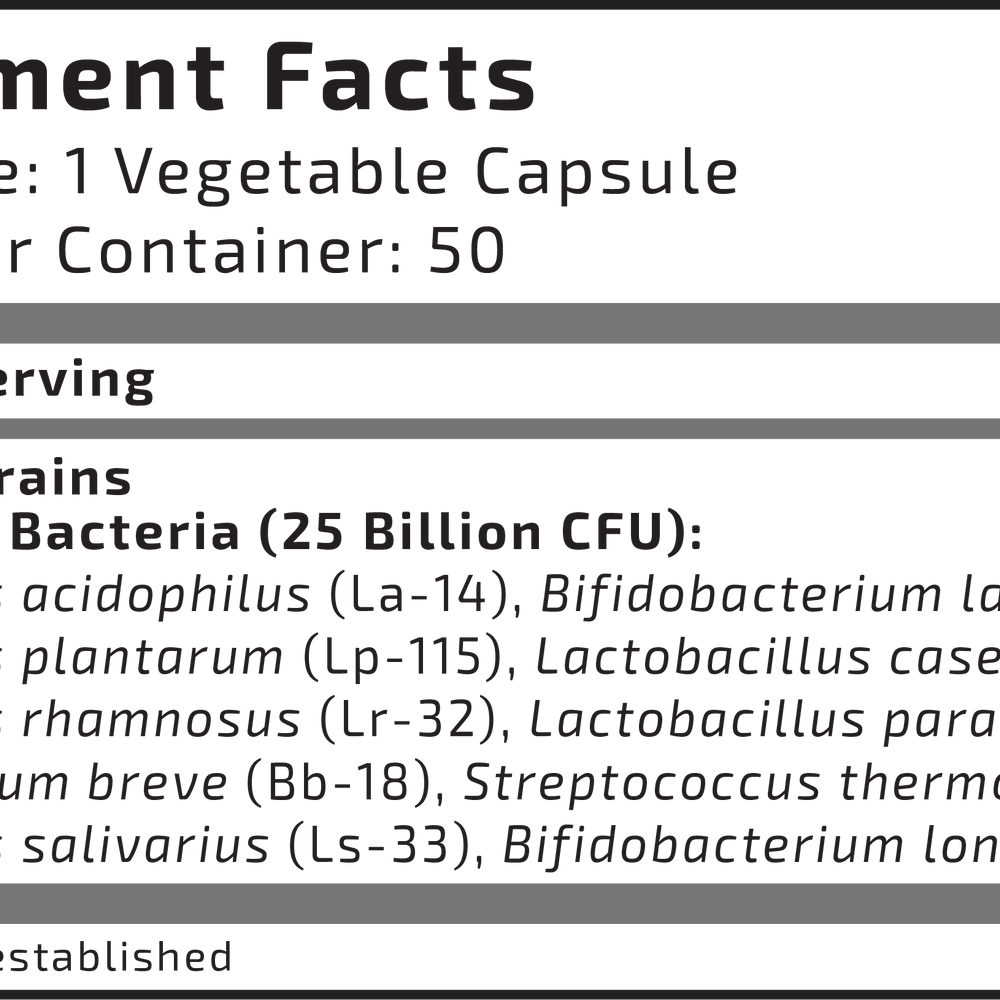 Probiotic 25 Billion