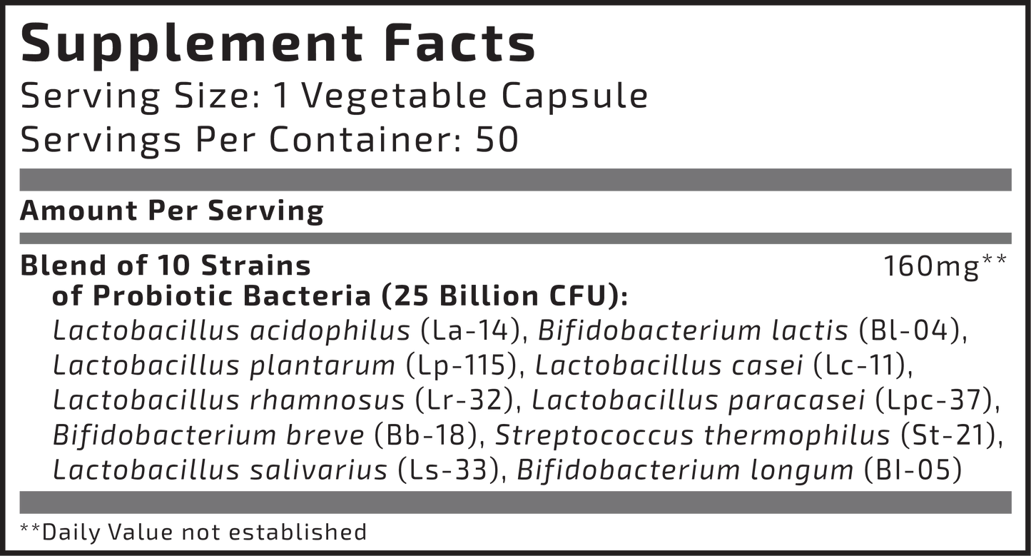 Probiotic 25 Billion